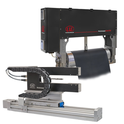 Sensor system for precise thickness measurements