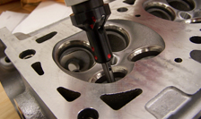 Piston gear measurement