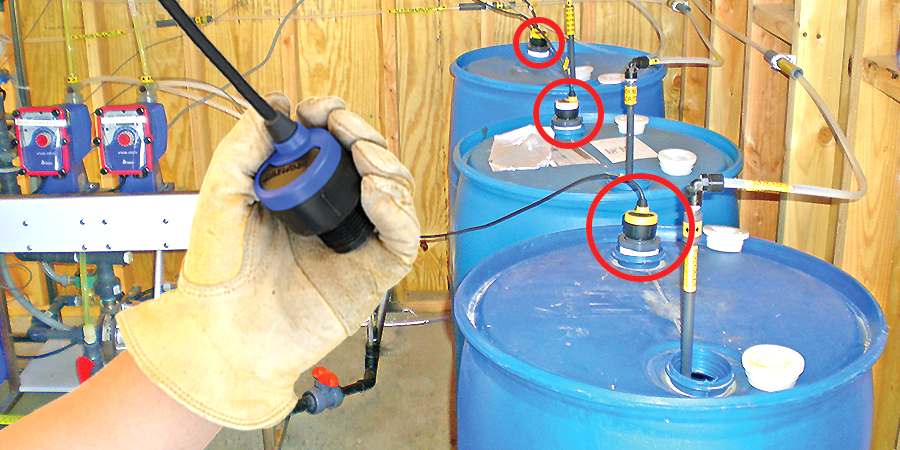 Municipal Chemical Feed Tank Liquid Level Sensor