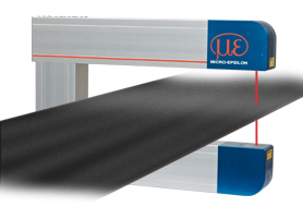Thickness measurement of calenders