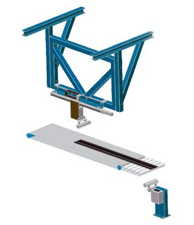 Length measurement of tread strips